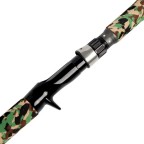 Camouflage print two-section fishing rod