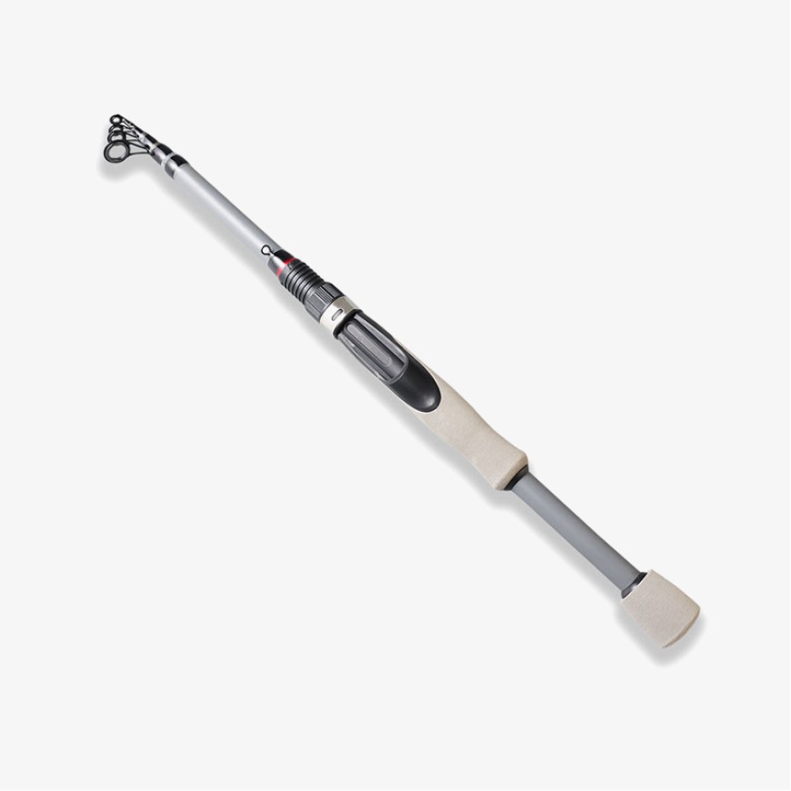 Fully waterproof telescopic fishing rod