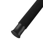 Black two-section fiberglass fishing rod