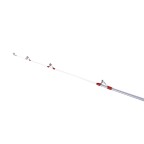 Stylish three-section carbon fiber fishing rod