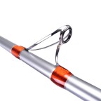 Stylish three-section carbon fiber fishing rod