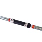 Stylish three-section carbon fiber fishing rod