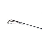 Silver three-section carbon fiber fishing rod