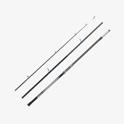 Extra-stiff three-section comfort fishing rod