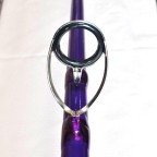Purple powerful three-section fishing rod