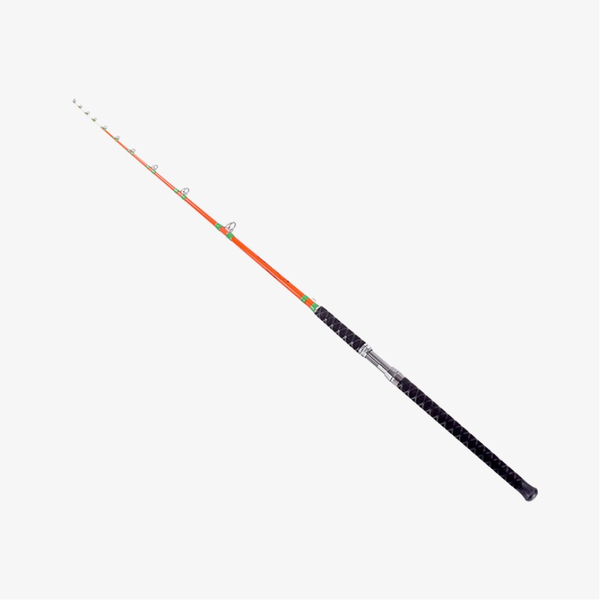 Anti-slip adjustable telescopic fishing rod