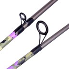 Stylish camouflage two-section fishing rod