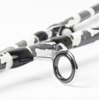 Camouflage two-section carbon fiber fishing rod
