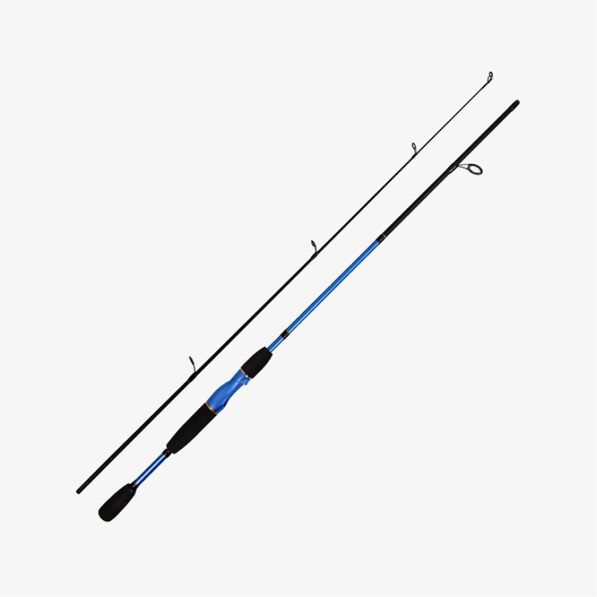 Durable two-section fiberglass fishing rod
