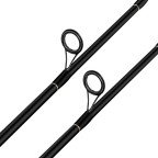 Durable two-section fiberglass fishing rod