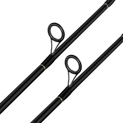 Durable two-section fiberglass fishing rod