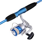 Durable two-section fiberglass fishing rod