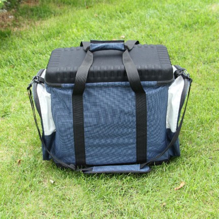 Large capacity multi-pocket fishing tackle bag