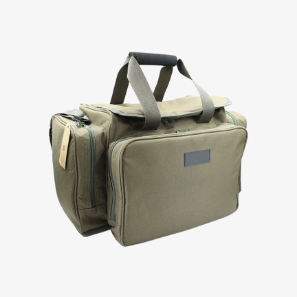 Green portable multi-pocket fishing tackle bag