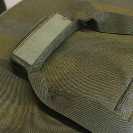 Green camouflage durable fishing tackle bag