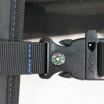 Outdoor waterproof double-shoulder fishing tackle bag