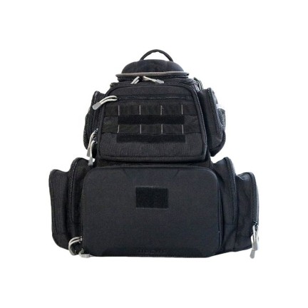 Black outdoor durable fishing tackle bag