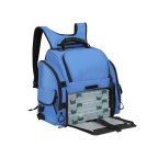 Large blue waterproof fishing tackle bag
