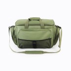 Green multi-pocket durable fishing tackle bag