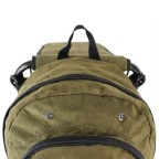 Fishing tackle bag with foldable stool