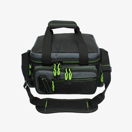 Durable multi-zippered fishing tackle bag