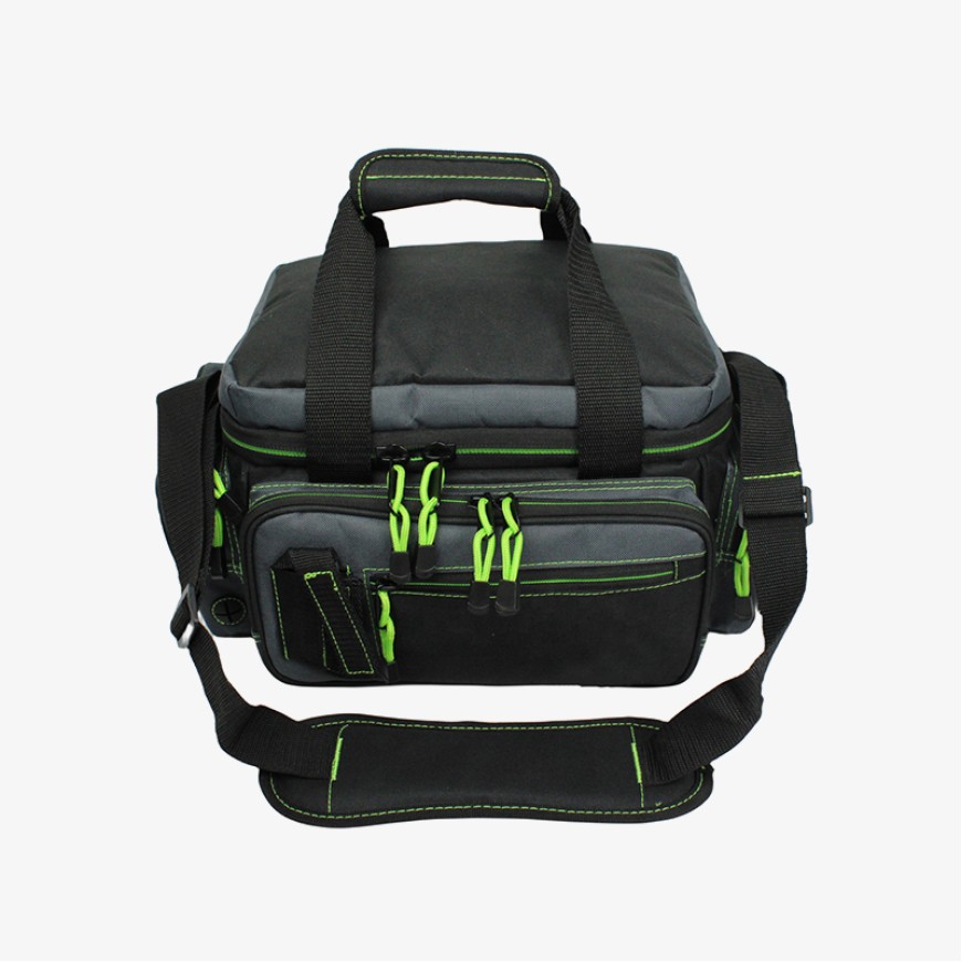 Durable multi-zippered fishing tackle bag