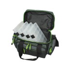 Durable multi-zippered fishing tackle bag