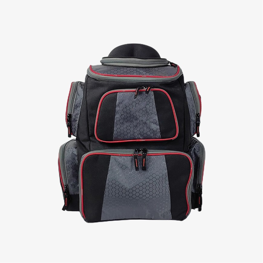Heavy-duty double-shoulder fishing tackle bag