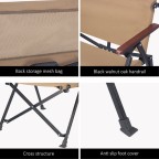 Lightweight and portable fishing folding chair