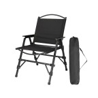 Outdoor height adjustable fishing folding chair
