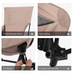 Ultralight outdoor portable fishing folding chair