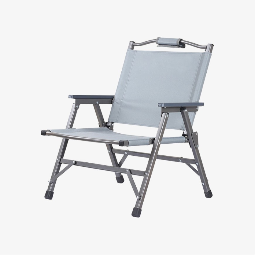 Lightweight aluminum frame fishing folding chair