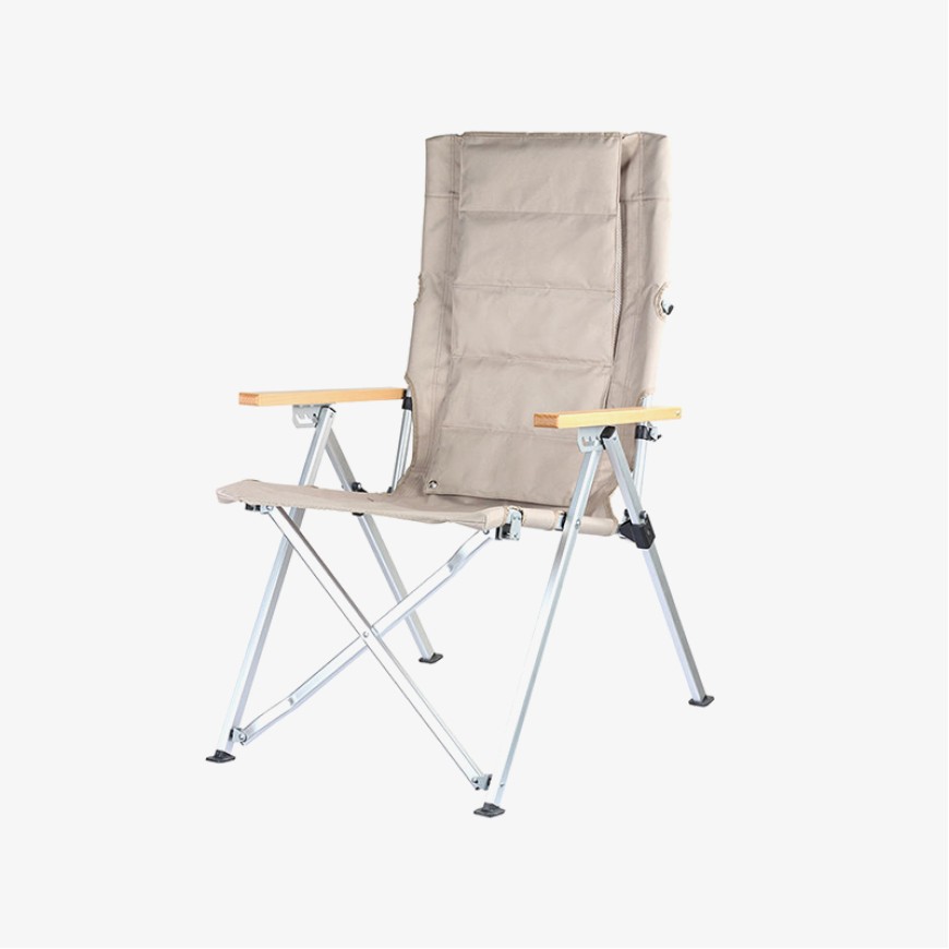 Comfortable adjustable backrest fishing folding chair