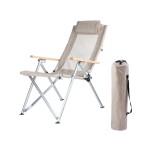 Comfortable adjustable backrest fishing folding chair