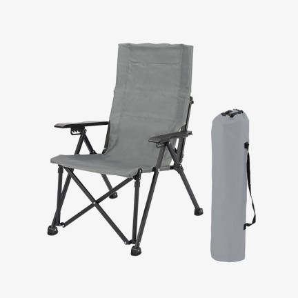 Five-position adjustable backrest fishing folding chair