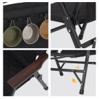 Portable cotton pad fishing folding chair