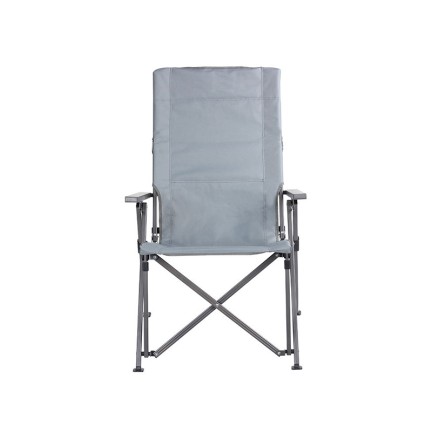 Gray high-back fishing folding chair
