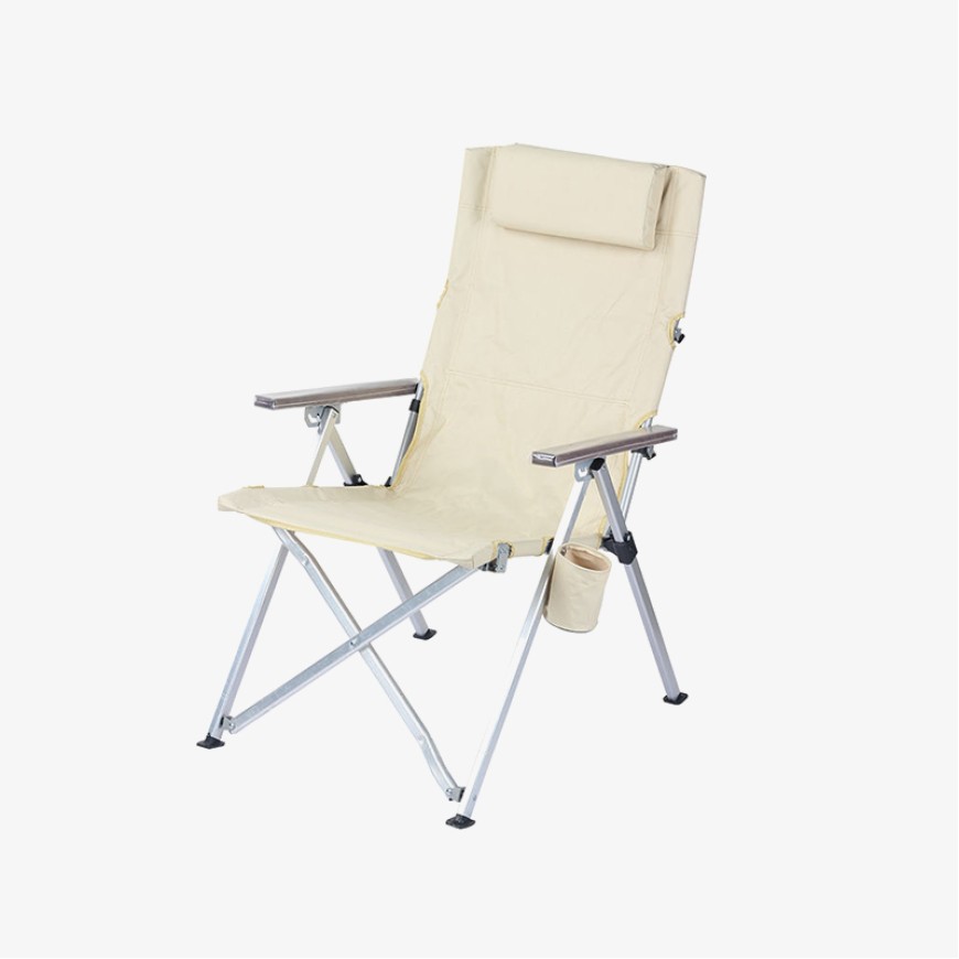 High-back lightweight fishing folding chair