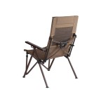 Brown portable fishing folding chair