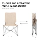 Heavy-duty portable fishing folding chair