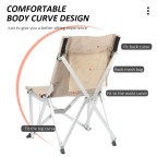 Heavy-duty portable fishing folding chair