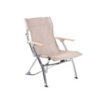 Comfortable aluminum fishing folding chair