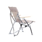 Comfortable aluminum fishing folding chair