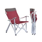 Color-blocked lightweight fishing folding chair