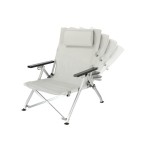 Adjustable backrest fishing folding chair with pillow