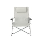 Adjustable backrest fishing folding chair with pillow