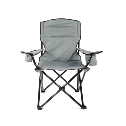 Non-slip gray outdoor fishing folding chair