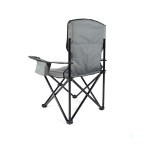 Non-slip gray outdoor fishing folding chair